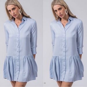 The Shirt by ROCHELLE BEHRENS Drop waist shirt dress